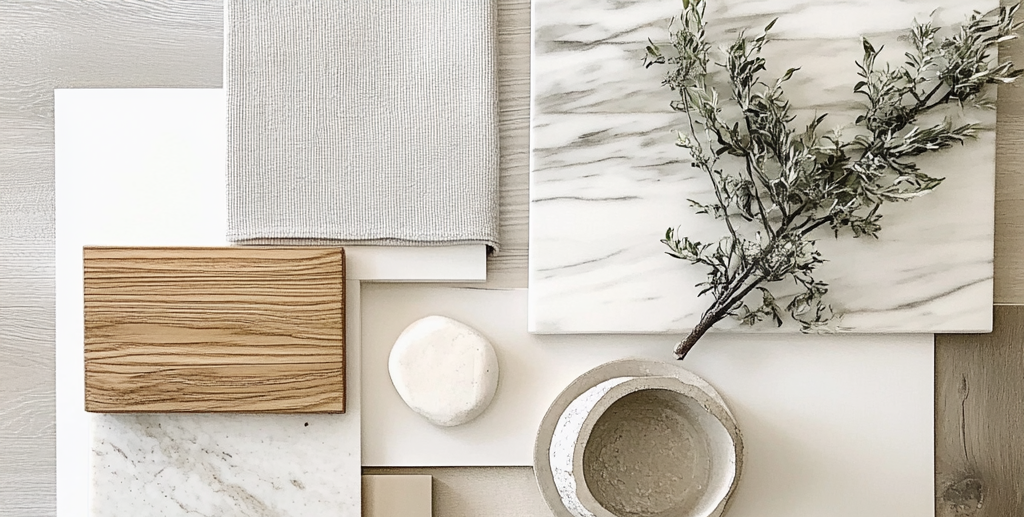 Interior design moodboard