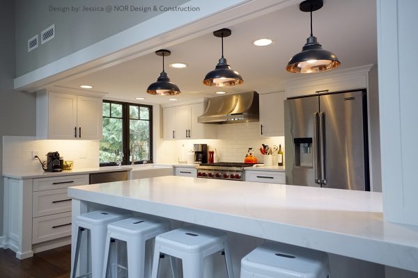 Custom home remodel - Woodinville Kitchen Remodel - Kitchen Design by Nor Design & Construction