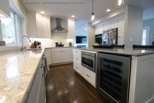 Custom home remodel - Woodinville Kitchen Remodel - Kitchen Design by Nor Design & Construction