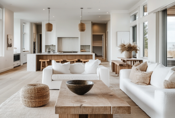living room with furniture