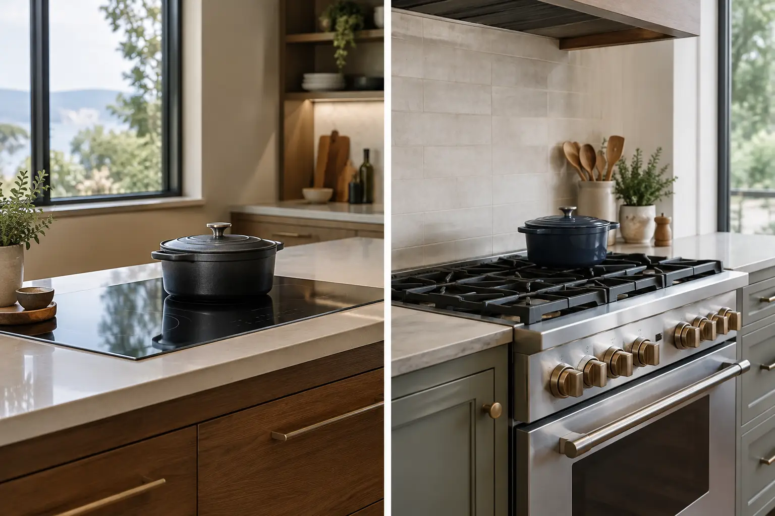 Induction Cooking Versus Gas Ranges